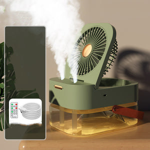 Humidificateur Ventilateur De Pulvérisation Ventilateur De Bureau Avec Veilleuse Pour Appareil Électroménager D'été