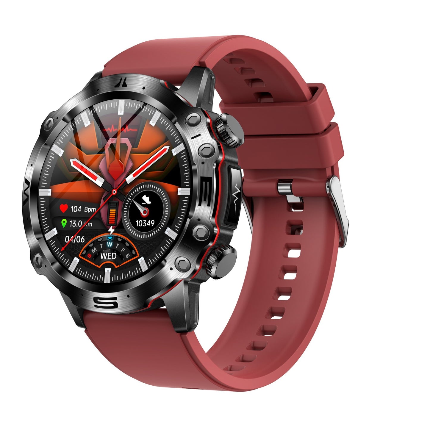 Montre de sport de plein air avec appel Bluetooth HD ECG
