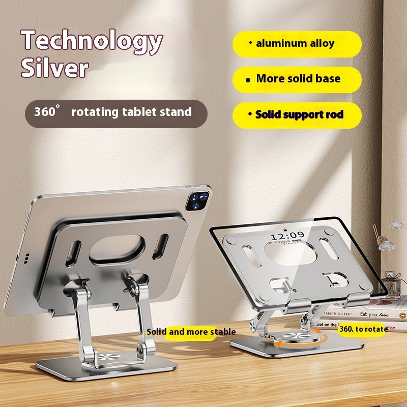Support de bureau mobile pliant rotatif