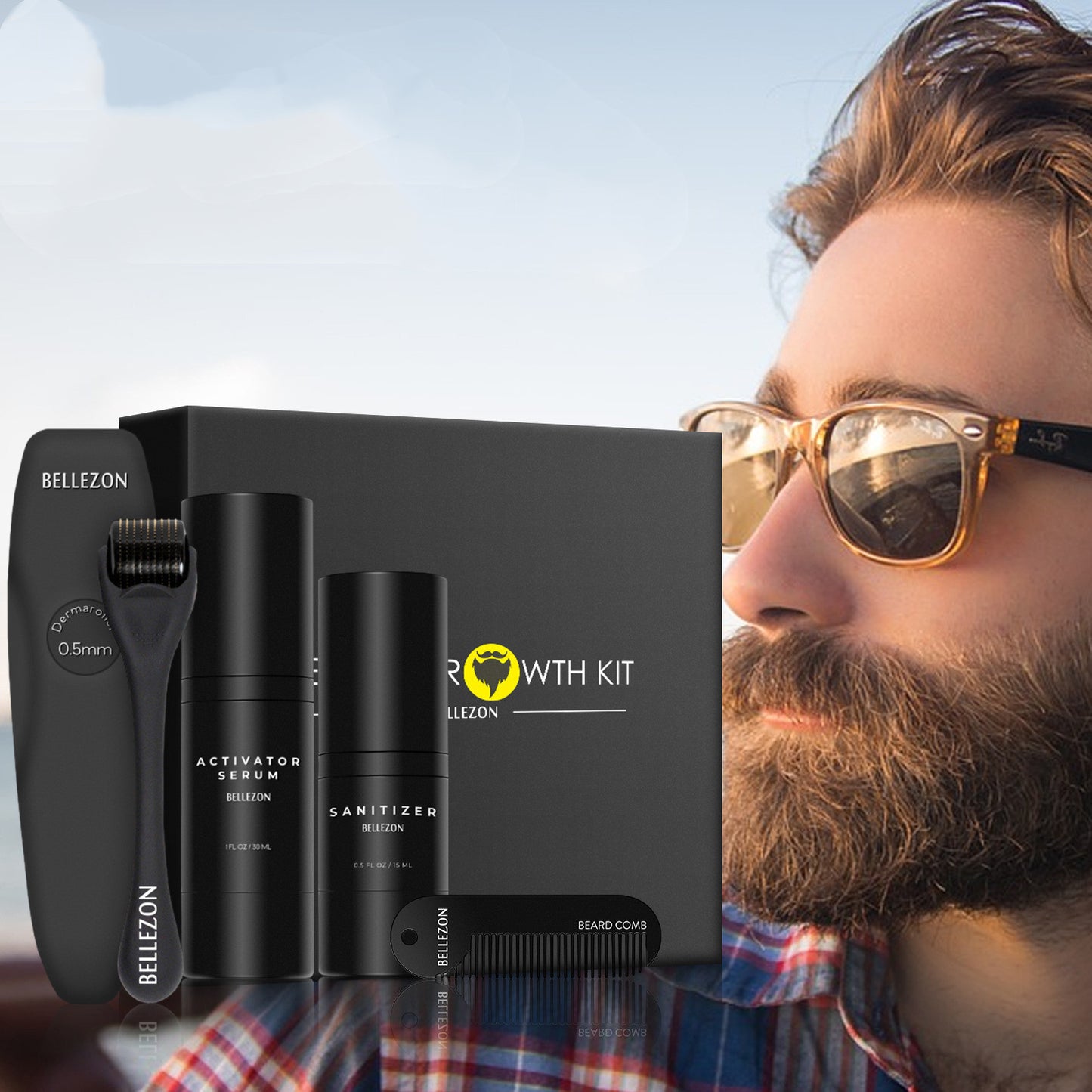 BarbeLux Booster - Ensemble de soins de la barbe