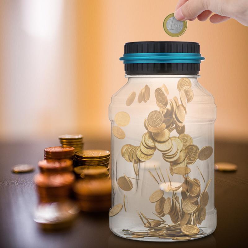 Boîte d'économie d'argent de comptage numérique électronique