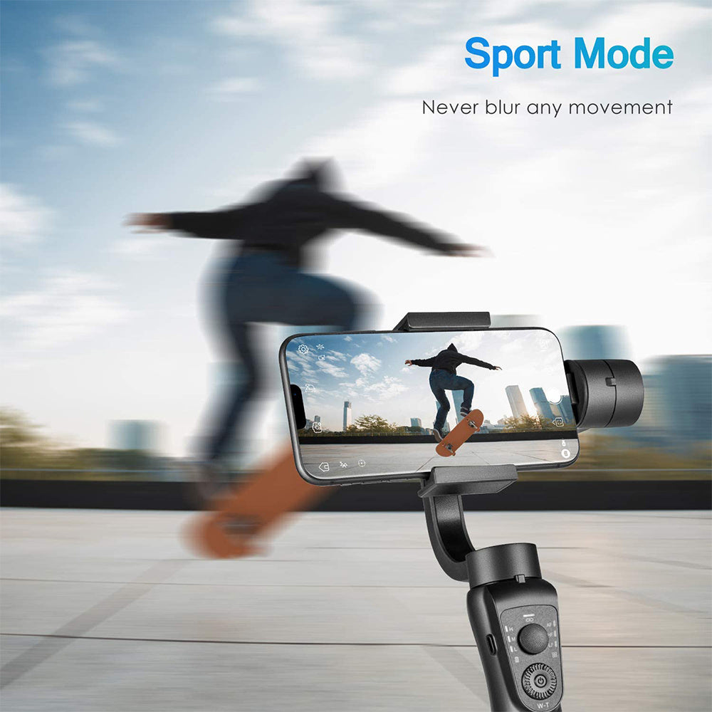 Stabilisateur de cardan portable à trois axes, stabilisateur de téléphone portable