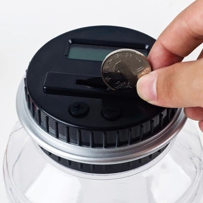 Boîte d'économie d'argent de comptage numérique électronique