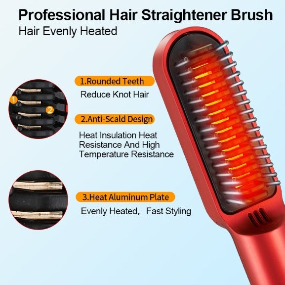 Lisseur de cheveux Peigne de charge sans fil USB