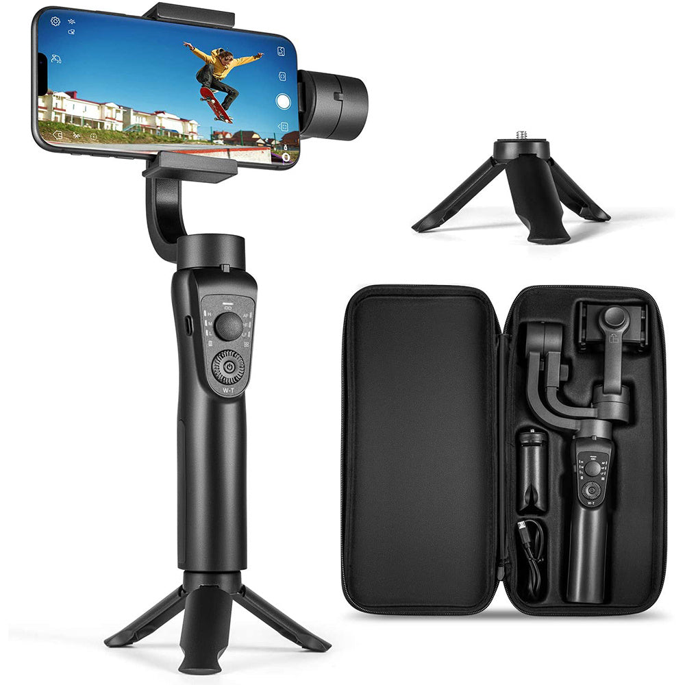 Stabilisateur de cardan portable à trois axes, stabilisateur de téléphone portable