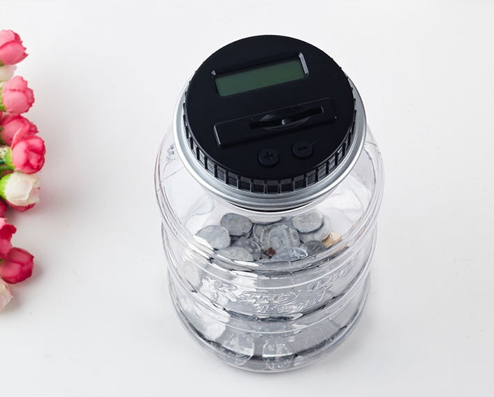 Boîte d'économie d'argent de comptage numérique électronique