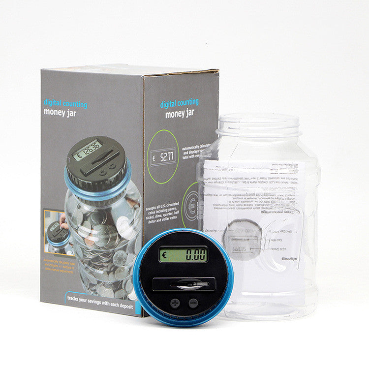 Boîte d'économie d'argent de comptage numérique électronique