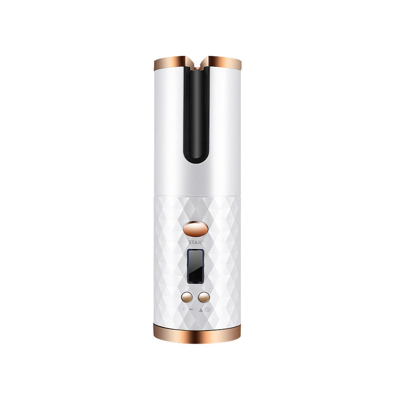 Bigoudi automatique Rechargeable pour femmes, fer à friser Portable avec écran LCD, en céramique, pour friser les cheveux bouclés et rotatifs