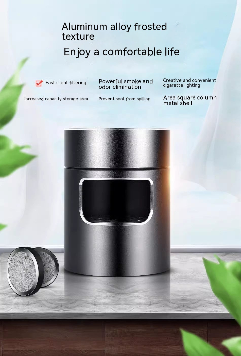 FreshSmoke Purifier ✅ Cendrier Purificateur d’air