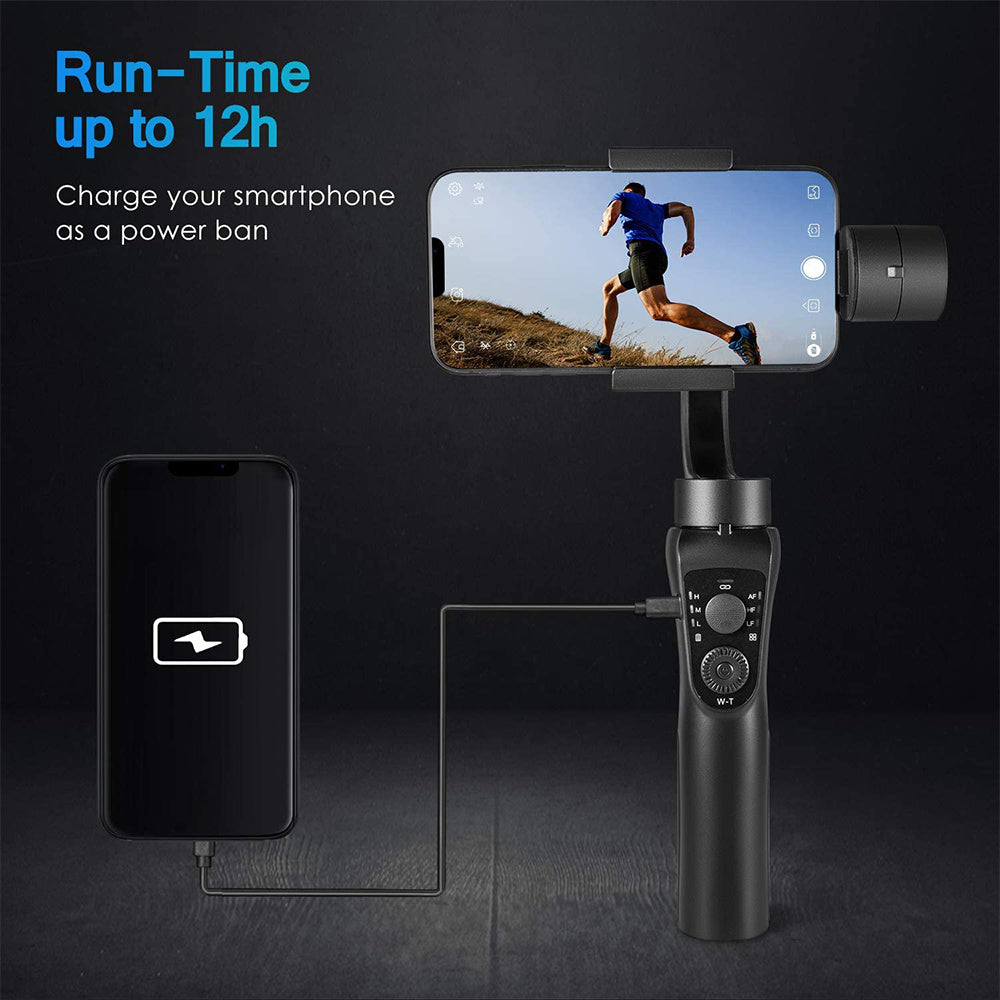 Stabilisateur de cardan portable à trois axes, stabilisateur de téléphone portable