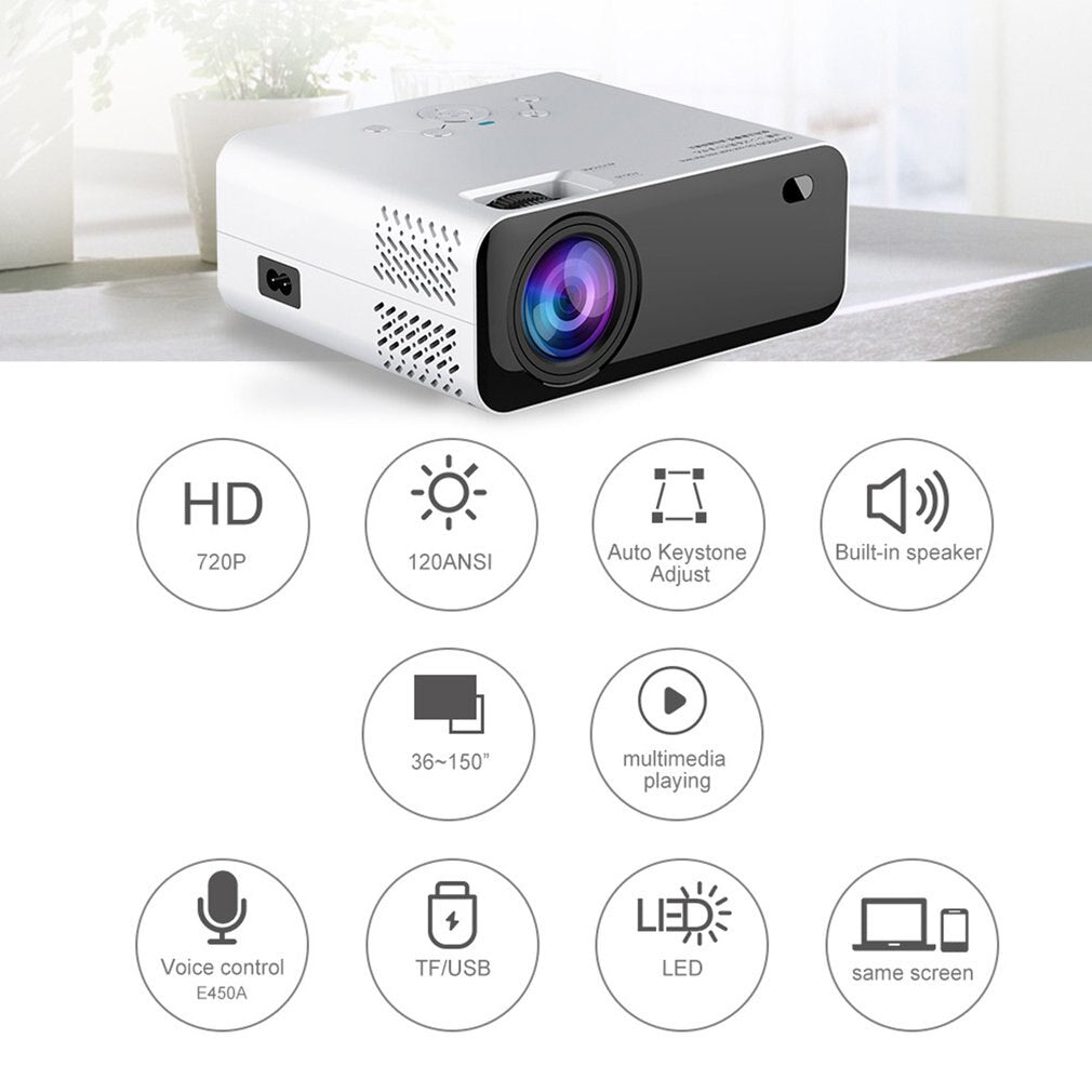 Projecteur d’écran d’accueil de bureau d’entreprise