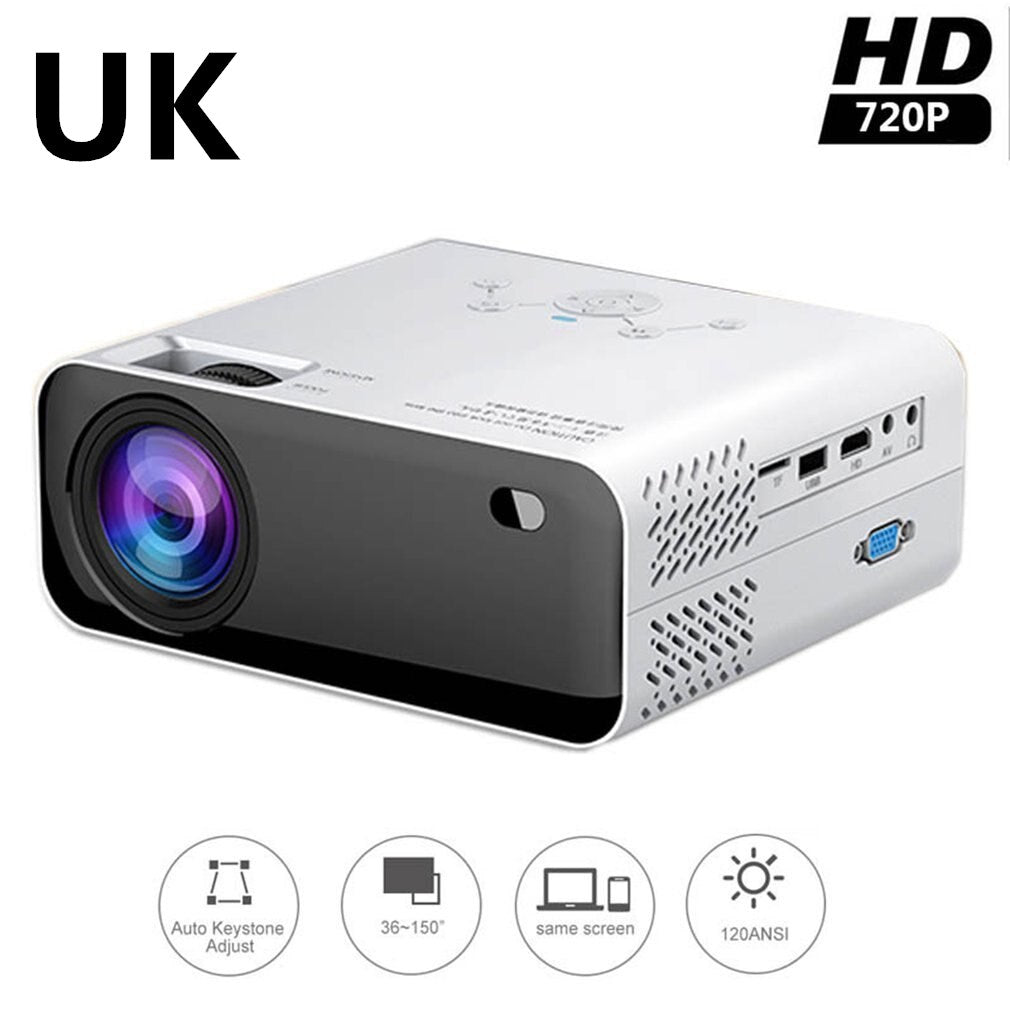 Projecteur d’écran d’accueil de bureau d’entreprise
