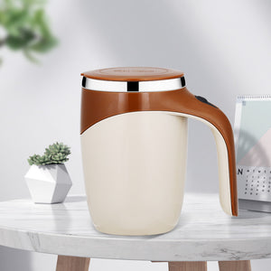 Modèle rechargeable Tasse à mélanger automatique Tasse à café Tasse à agitation électrique de haute valeur Lazy Milkshake Tasse d'eau magnétique rotative