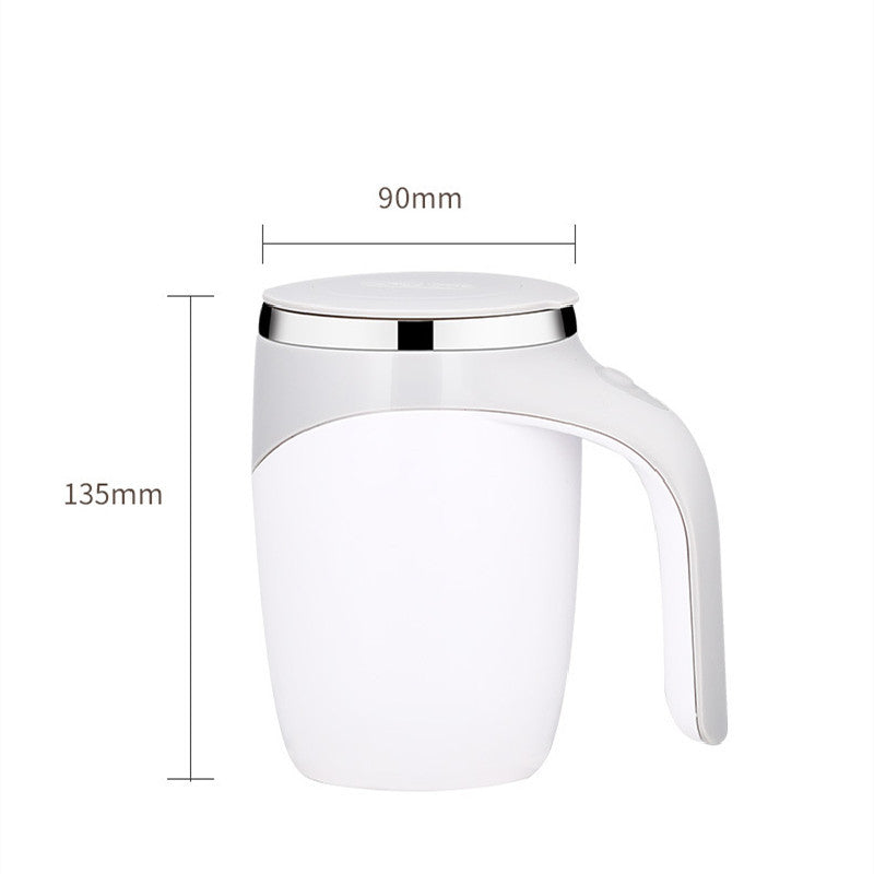 Modèle rechargeable Tasse à mélanger automatique Tasse à café Tasse à agitation électrique de haute valeur Lazy Milkshake Tasse d'eau magnétique rotative