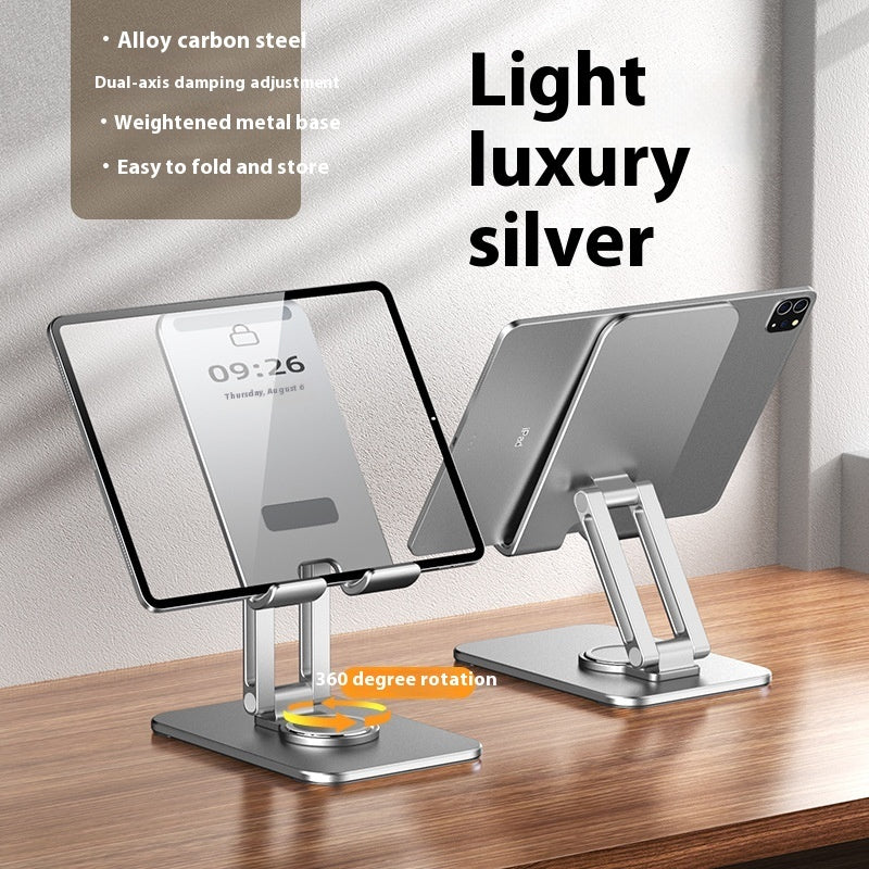 Support de bureau mobile pliant rotatif