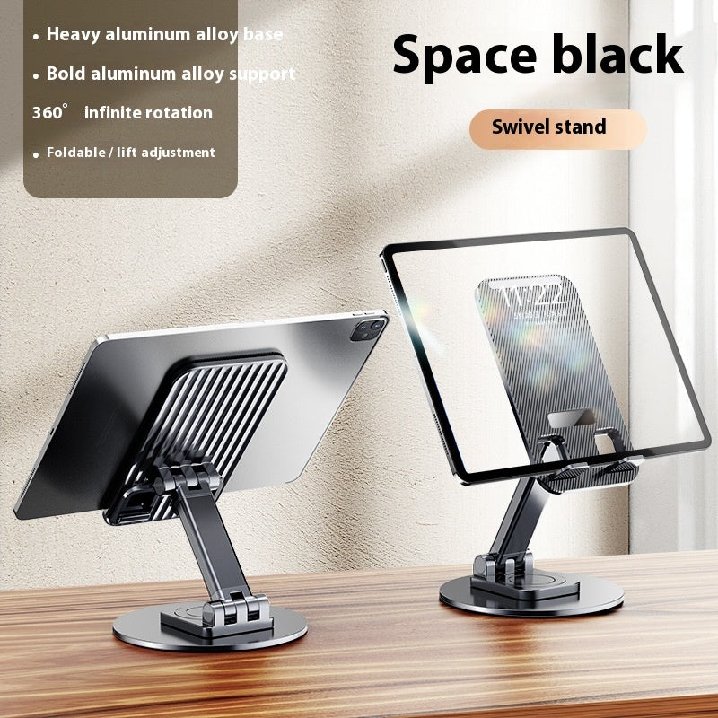 Support de bureau mobile pliant rotatif