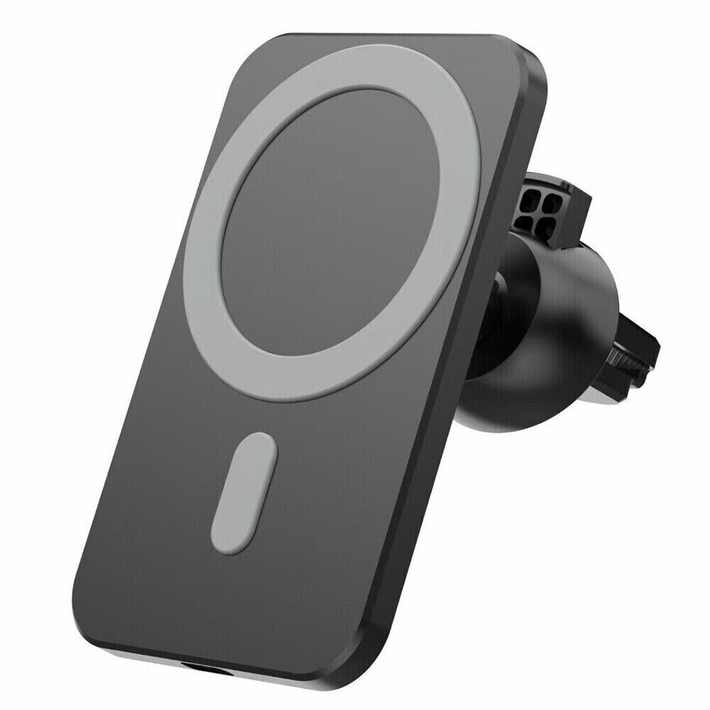 Chargeurs sans fil magnétiques Support de ventilation d'air de voiture Support de téléphone Mini QI Station de charge rapide pour téléphone