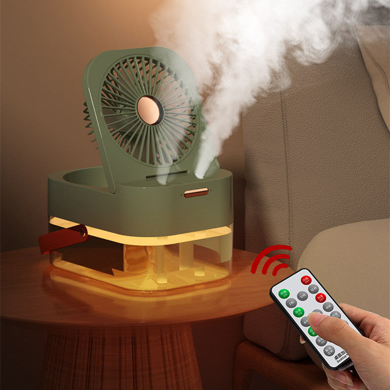 Humidificateur Ventilateur De Pulvérisation Ventilateur De Bureau Avec Veilleuse Pour Appareil Électroménager D'été