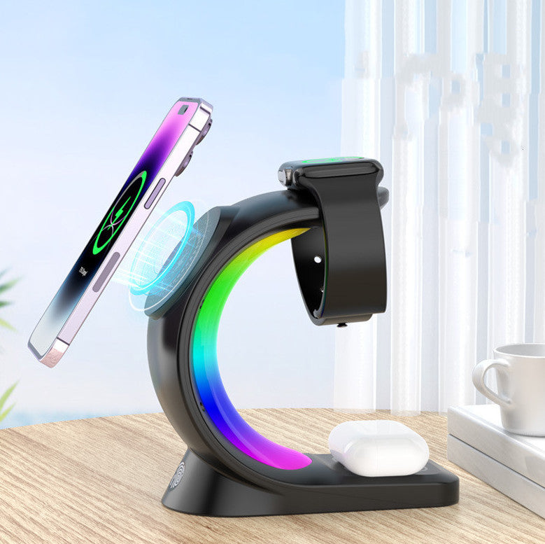 MagCharge 4-in-1 Station ✅ Chargeur Sans Fil Magnétique Charge Rapide Pour Smart Phone Airpods Pro Iphone