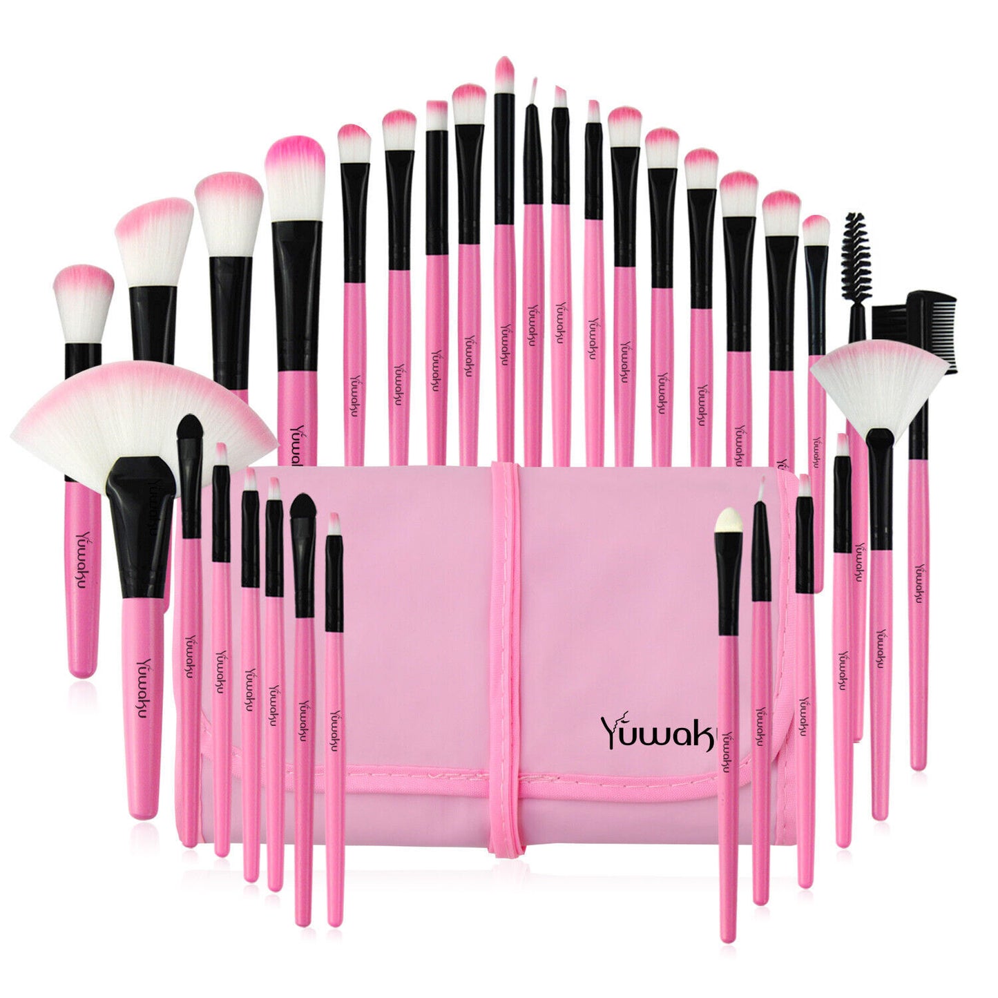 Coffret Pro de Brosses de Maquillage ✅ 32 Pièces avec Étui Élégant