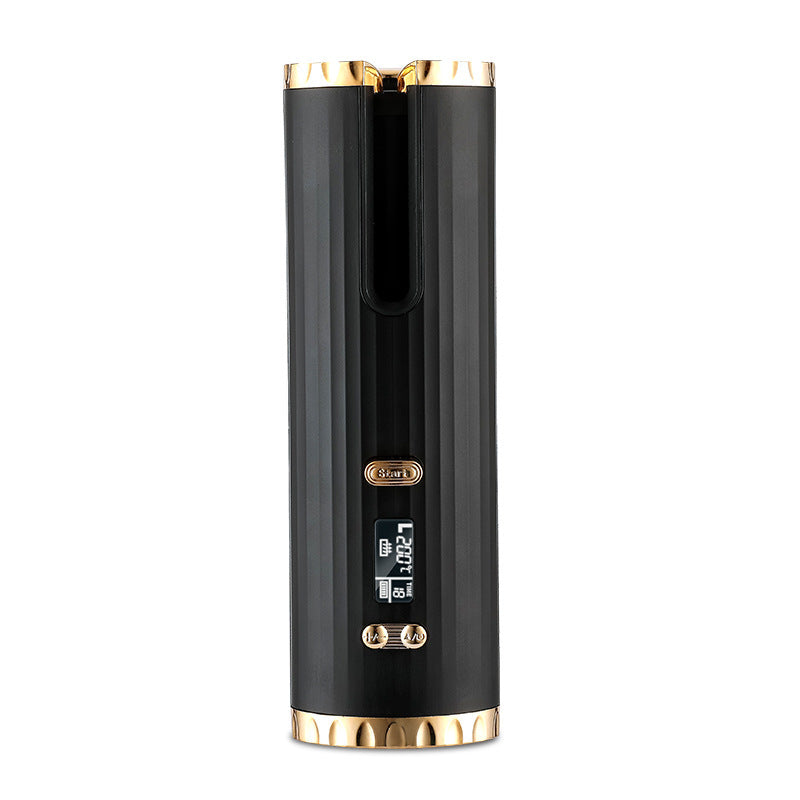Bigoudi automatique Rechargeable pour femmes, fer à friser Portable avec écran LCD, en céramique, pour friser les cheveux bouclés et rotatifs