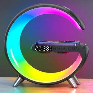GlowWave Smart Lamp ✅ Nouvelle lampe LED intelligente Bluetooth Charge sans fil Lampe de décoration