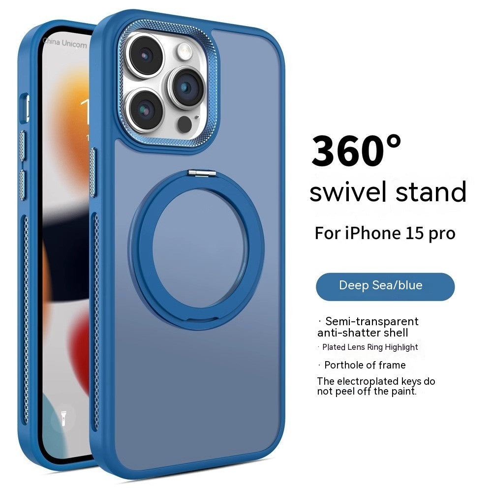 Support rotatif coque de téléphone à astraction magnétique Dissipation thermique givrée Résistant aux chutes