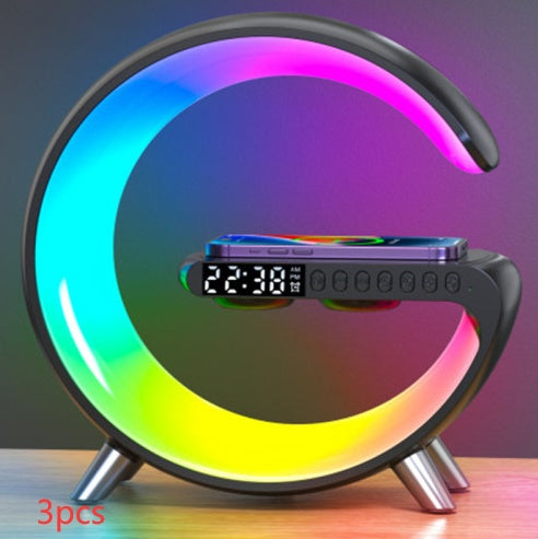 GlowWave Smart Lamp ✅ Nouvelle lampe LED intelligente Bluetooth Charge sans fil Lampe de décoration