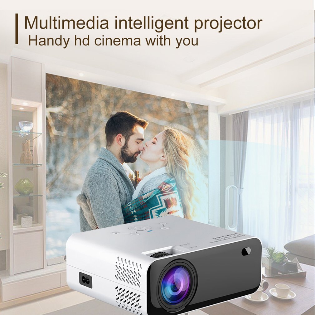 Projecteur d’écran d’accueil de bureau d’entreprise