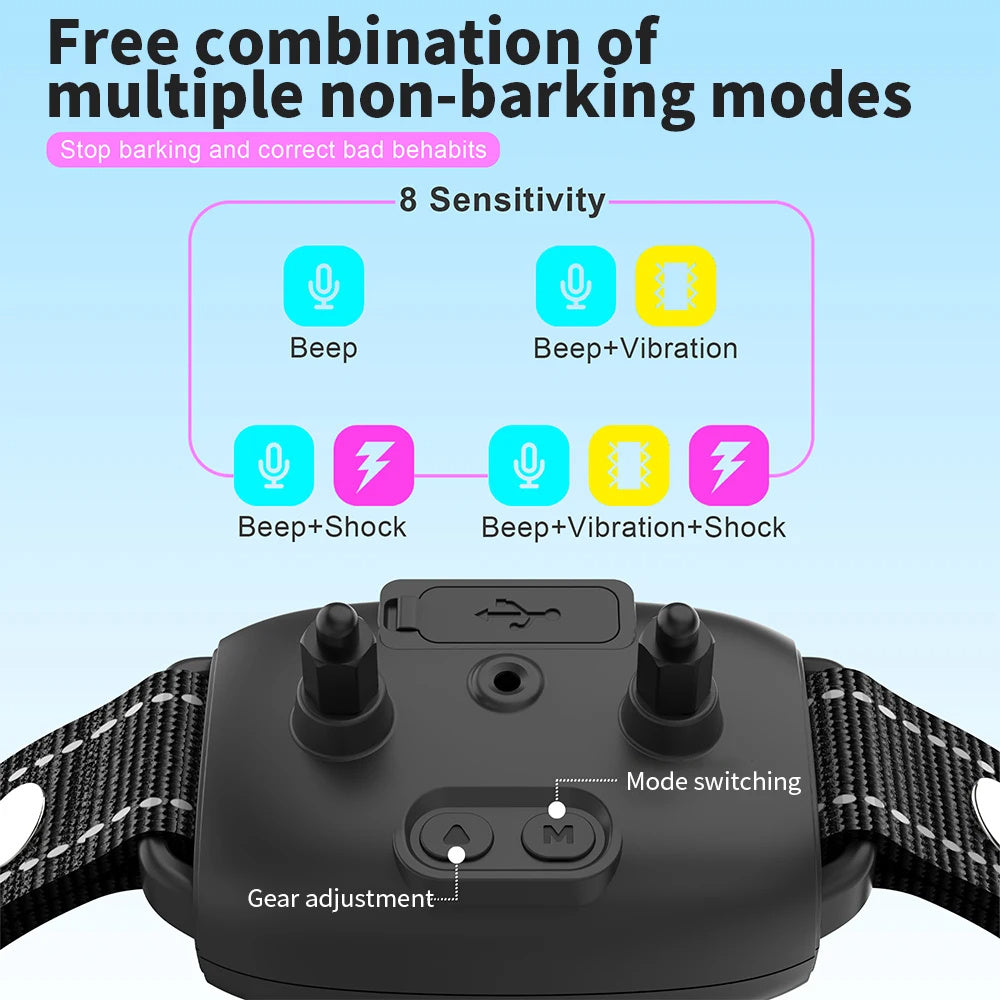 BarkControl Pro ✅ Collier Anti-aboiement automatique intelligent pour chien