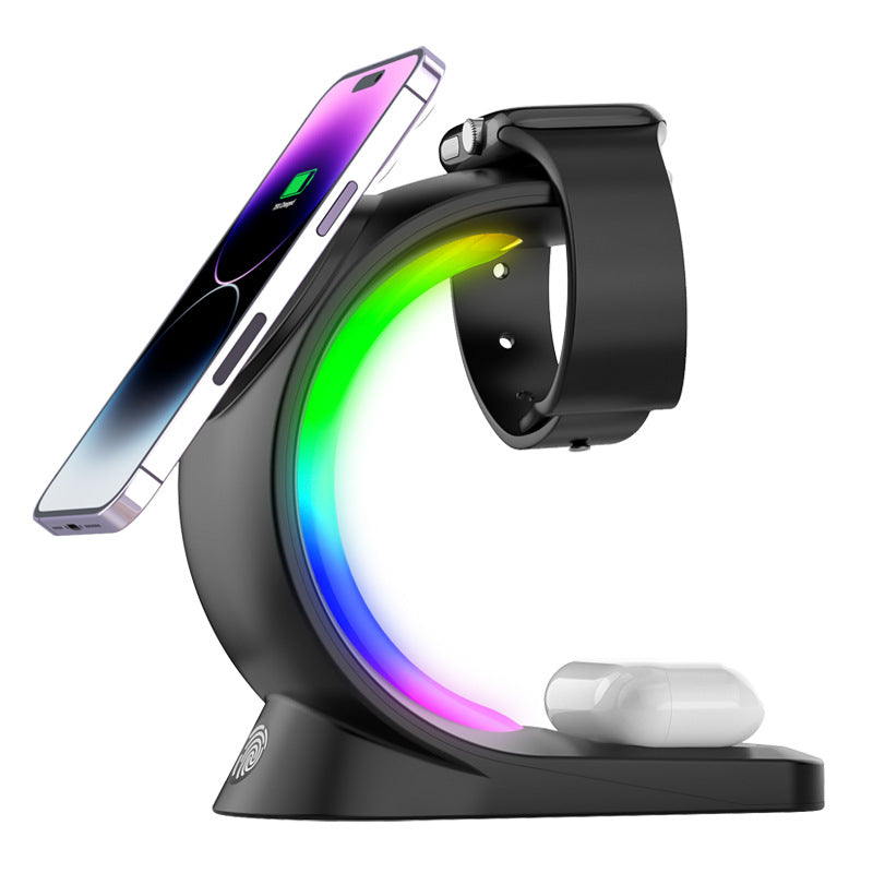 MagCharge 4-in-1 Station ✅ Chargeur Sans Fil Magnétique Charge Rapide Pour Smart Phone Airpods Pro Iphone