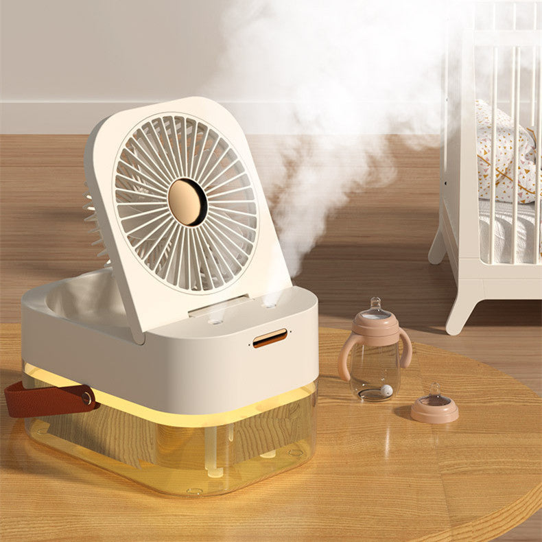 Humidificateur Ventilateur De Pulvérisation Ventilateur De Bureau Avec Veilleuse Pour Appareil Électroménager D'été