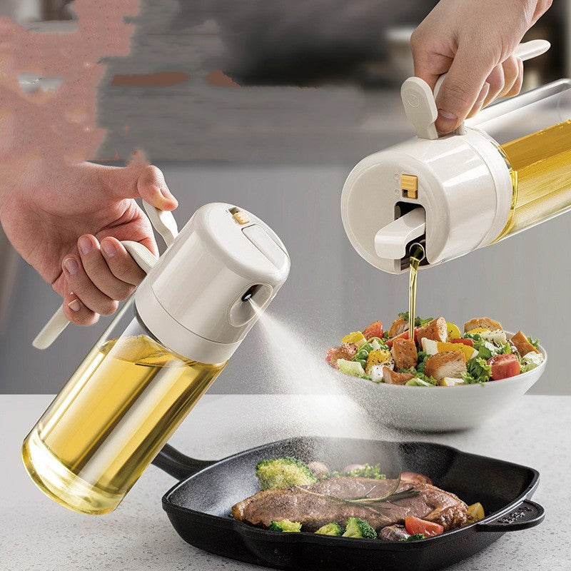 OilMist 2-en-1 ✅ Distributeur et Pulvérisateur d'huile de cuisson