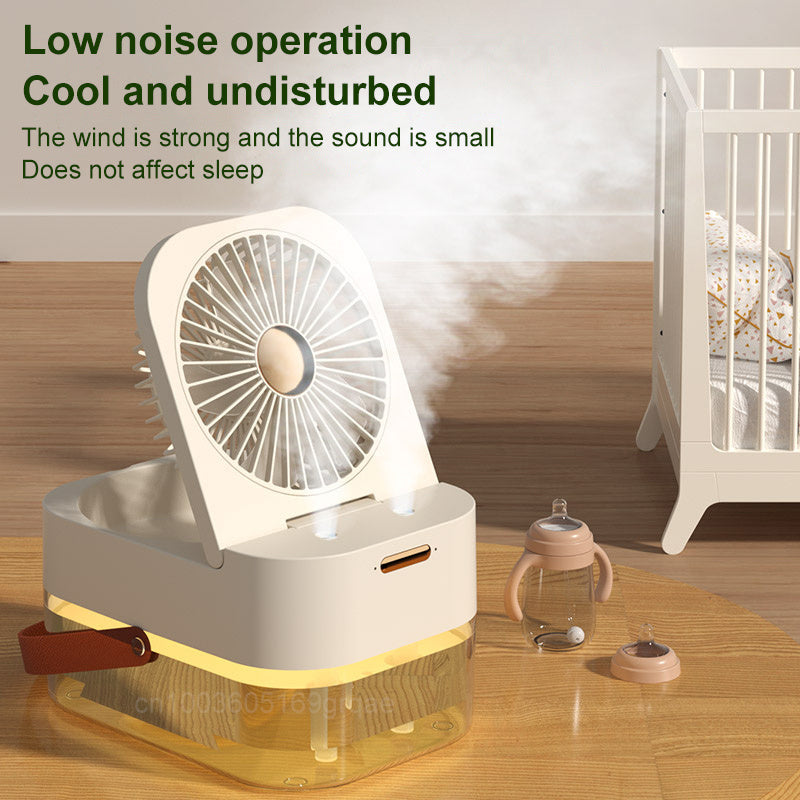 Humidificateur Ventilateur De Pulvérisation Ventilateur De Bureau Avec Veilleuse Pour Appareil Électroménager D'été