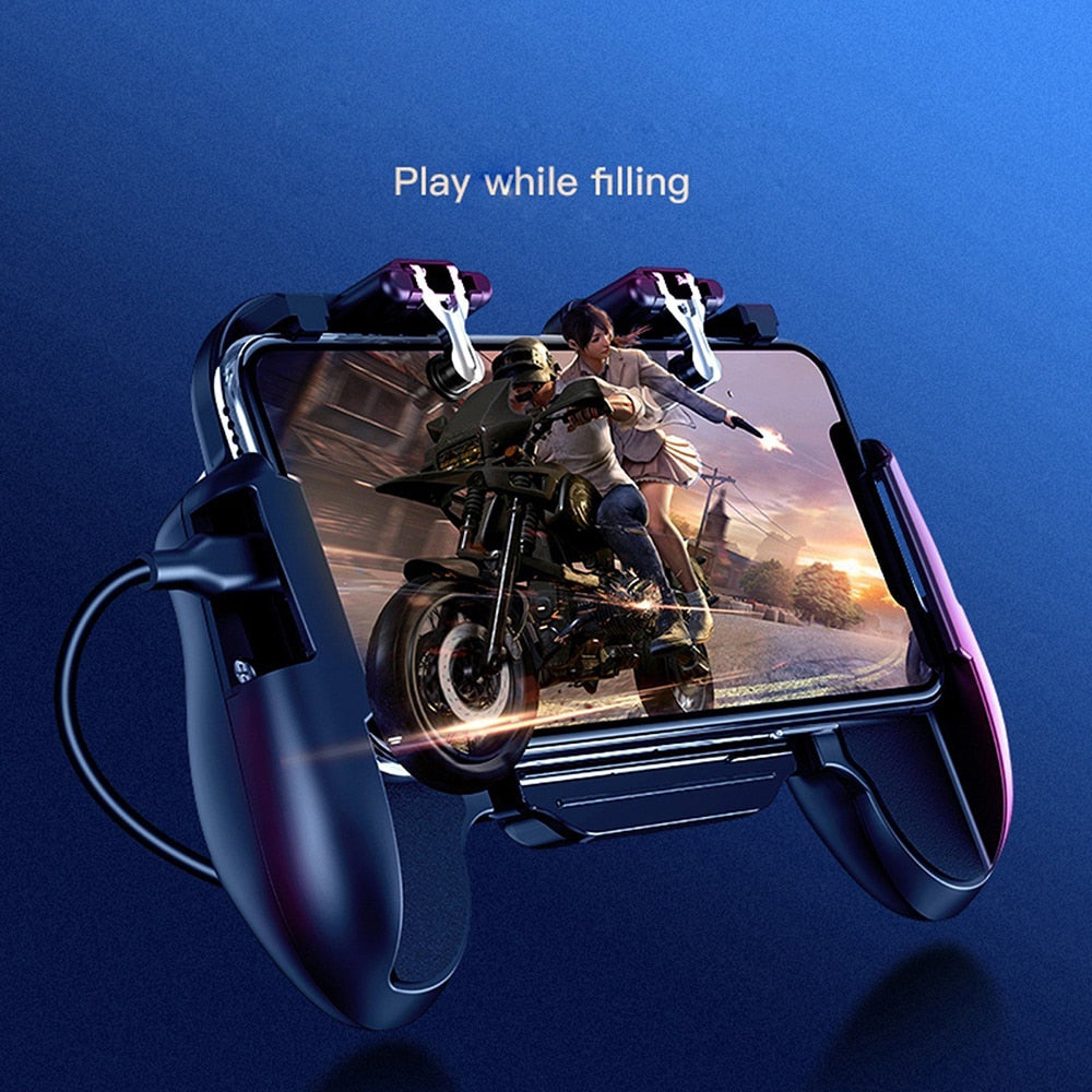 New Arrival Compatible with Apple Wireless Telescopic Game Controller Game Trigger for iOS Android Phone with Fan