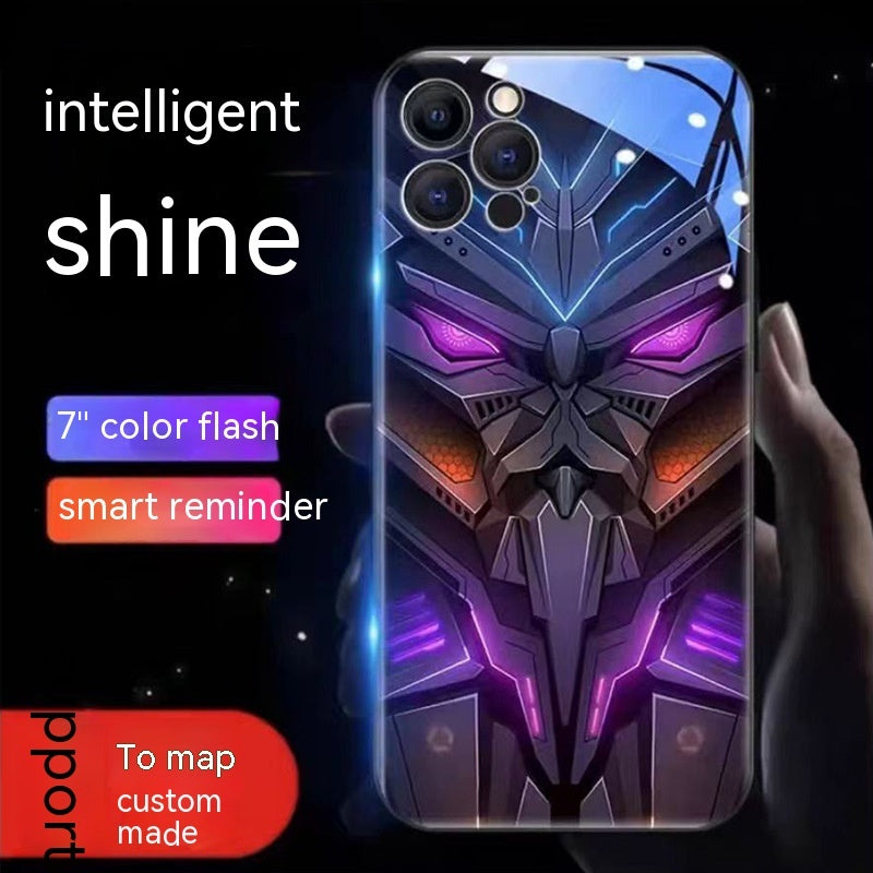 Étui De Téléphone Émettant De La Lumière Entrante