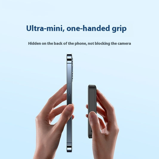 Mini alimentation mobile magnétique sans fil à charge rapide 2-en-1 10000mAh Forte adsorption 20W