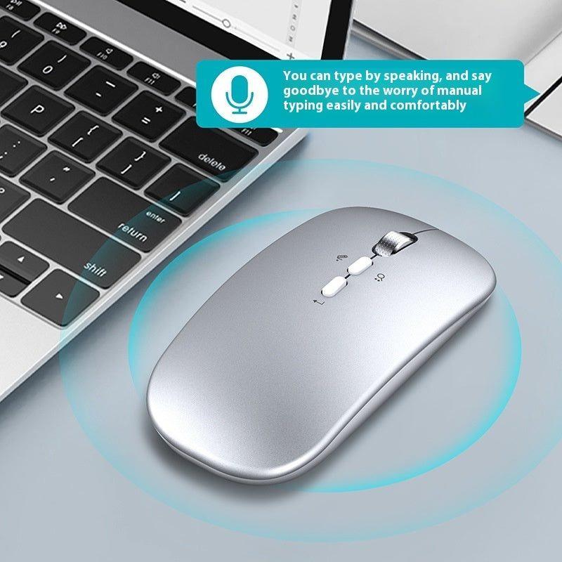 IA Traduction vocale intelligente Souris de charge sans fil légère