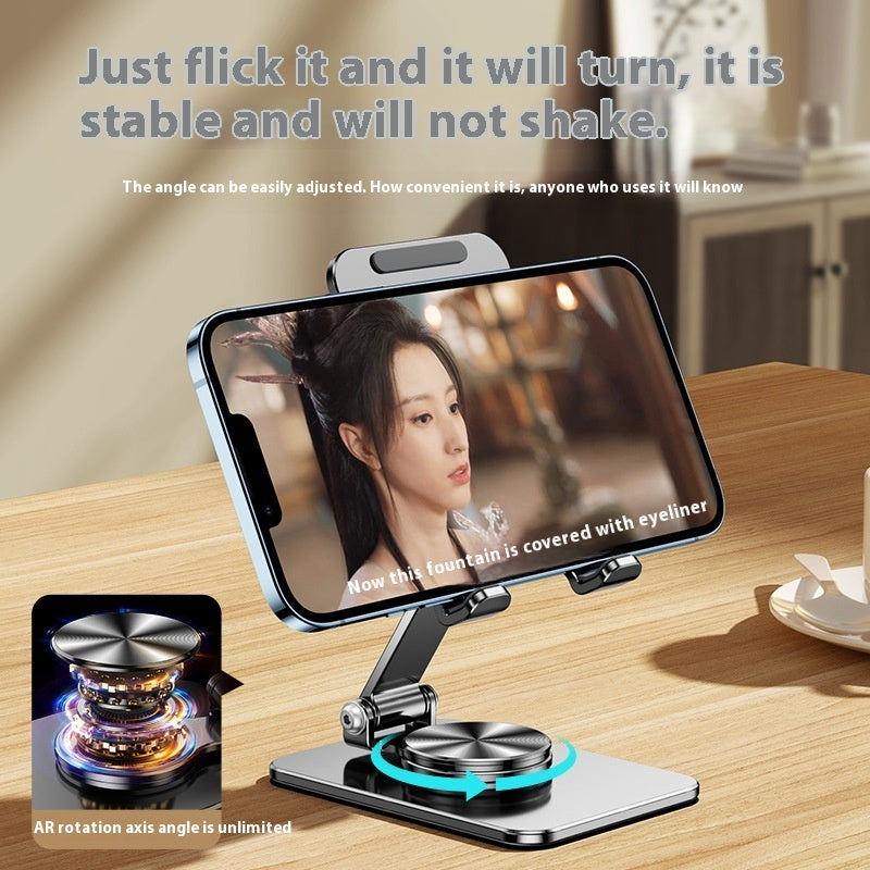 Support de bureau mobile pliant rotatif
