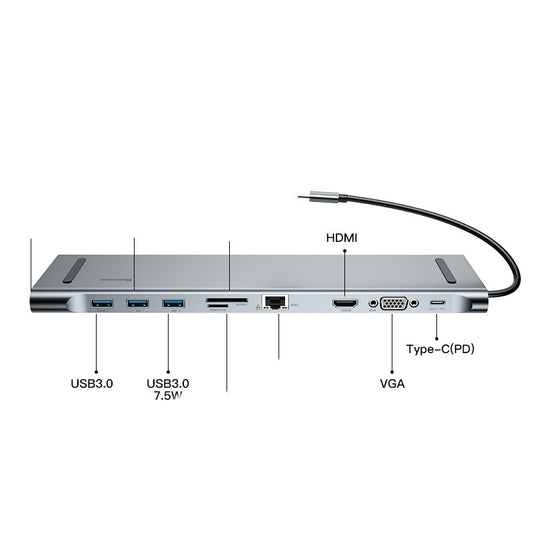 Adaptateur multifonction MacBook Dix en un