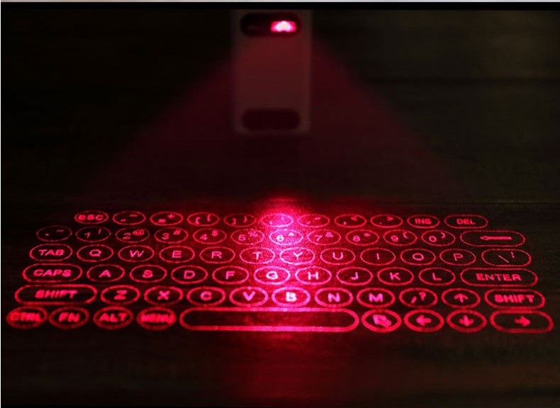 LEING FST Virtual Laser Keyboard Bluetooth Wireless Projector Phone Keyboard for PC Laptop with Mouse Function