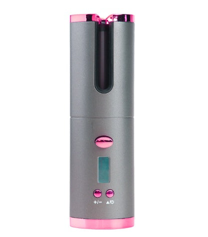 Bigoudi automatique Rechargeable pour femmes, fer à friser Portable avec écran LCD, en céramique, pour friser les cheveux bouclés et rotatifs