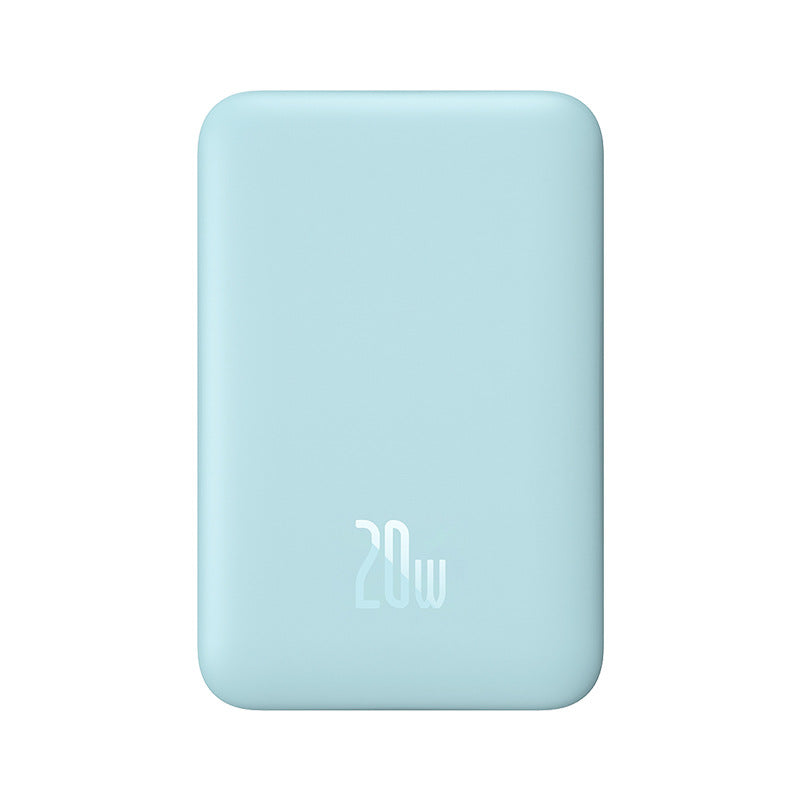 Mini alimentation mobile magnétique sans fil à charge rapide 2-en-1 10000mAh Forte adsorption 20W