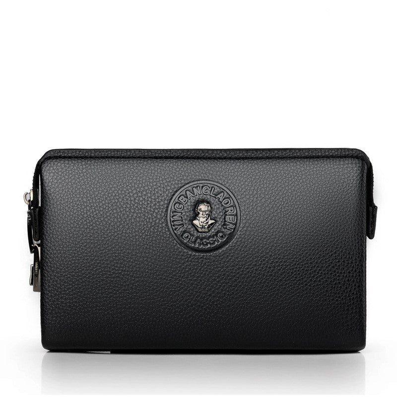 Pochette Décontractée D’affaires Pour Hommes Nouvelle Pochette En Cuir Souple