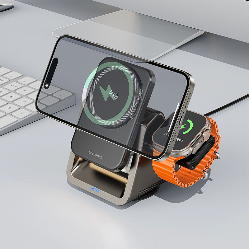 TriMag Charger 3-in-1 ✅ Chargeur Magnétique station de charge Sans Fil