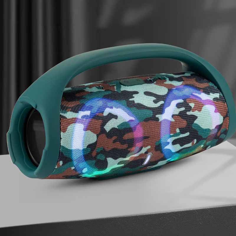 Haut-parleur Bluetooth De Trois Générations War Drum Avec Lumières De Couleur RVB Extérieur Portable Étanche