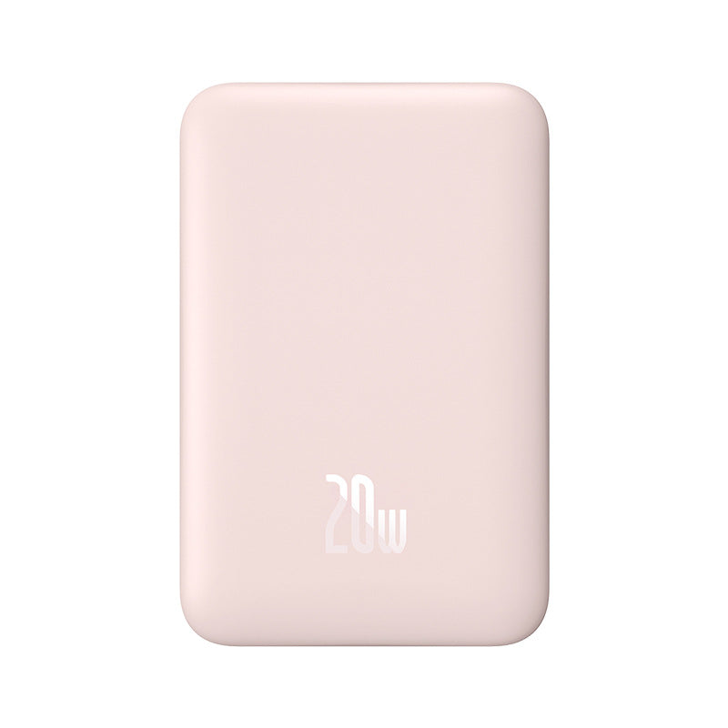 Mini alimentation mobile magnétique sans fil à charge rapide 2-en-1 10000mAh Forte adsorption 20W