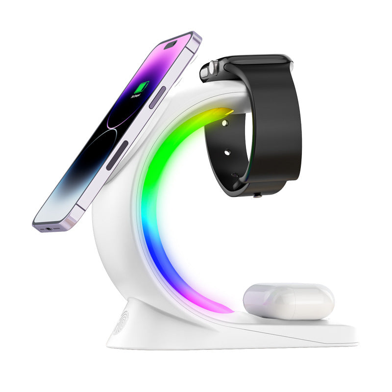 MagCharge 4-in-1 Station ✅ Chargeur Sans Fil Magnétique Charge Rapide Pour Smart Phone Airpods Pro Iphone