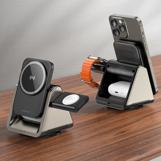 TriMag Charger 3-in-1 ✅ Chargeur Magnétique station de charge Sans Fil