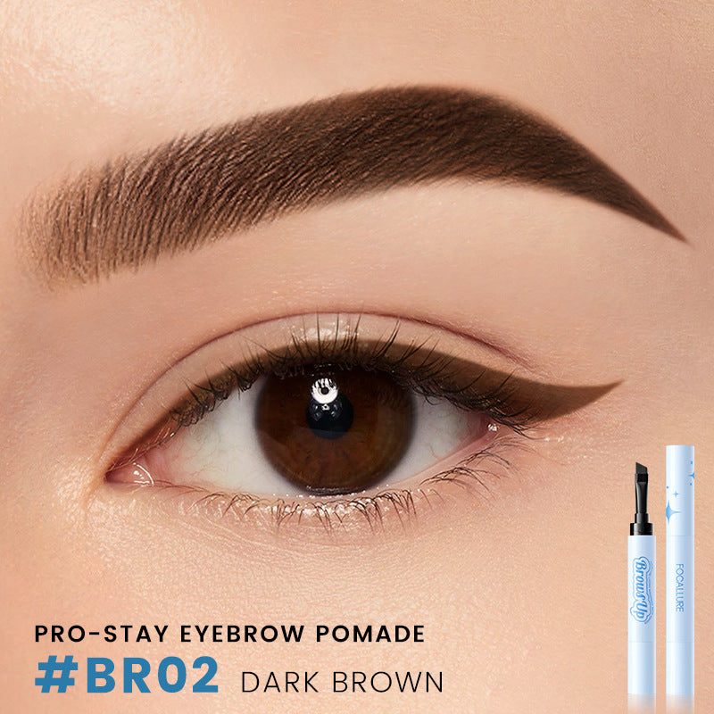 Crayon Eyeliner crème Gel à sourcils 3D 2 en 1, 3 couleurs, imperméable, longue durée, pommade rehausseur, maquillage, cosmétiques